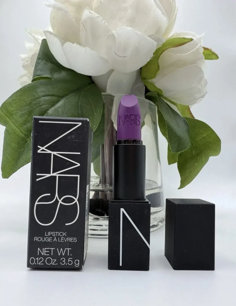 NARS Lipstick Candy Stripper Matte 0.12 oz / 3.5g New Tip Flaw